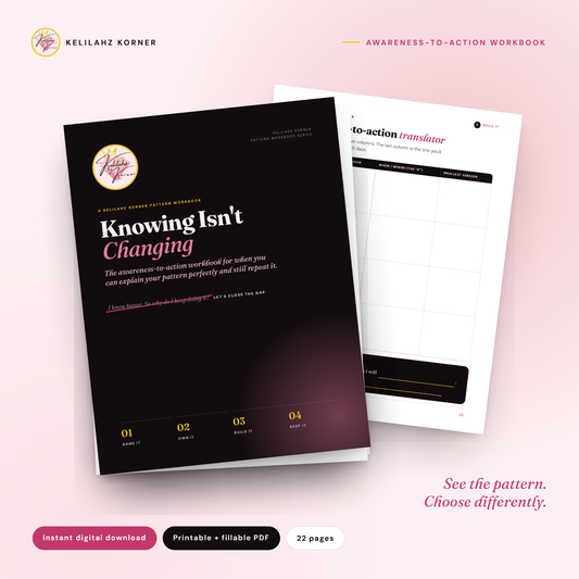Knowing Isn't Changing: The Awareness-to-Action Workbook