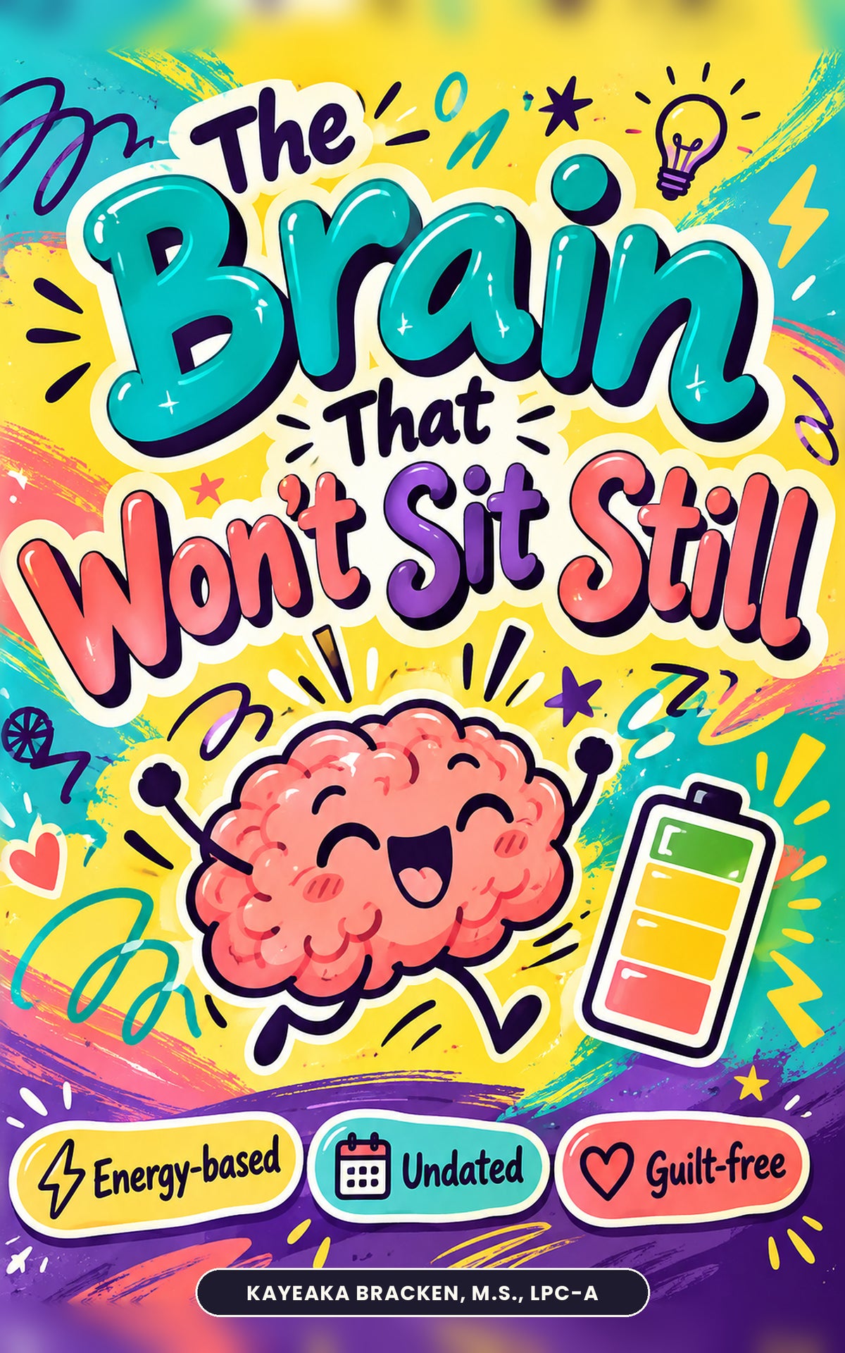 The Brain That Won't Sit Still | Undated ADHD & AuDHD Planner | Digital Edition